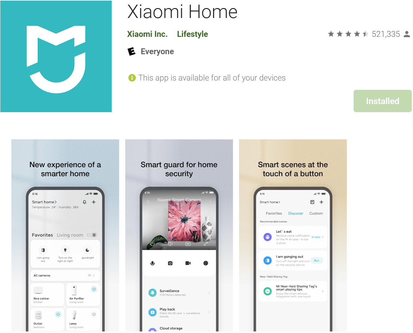 Xiaomi Home App in the App Store